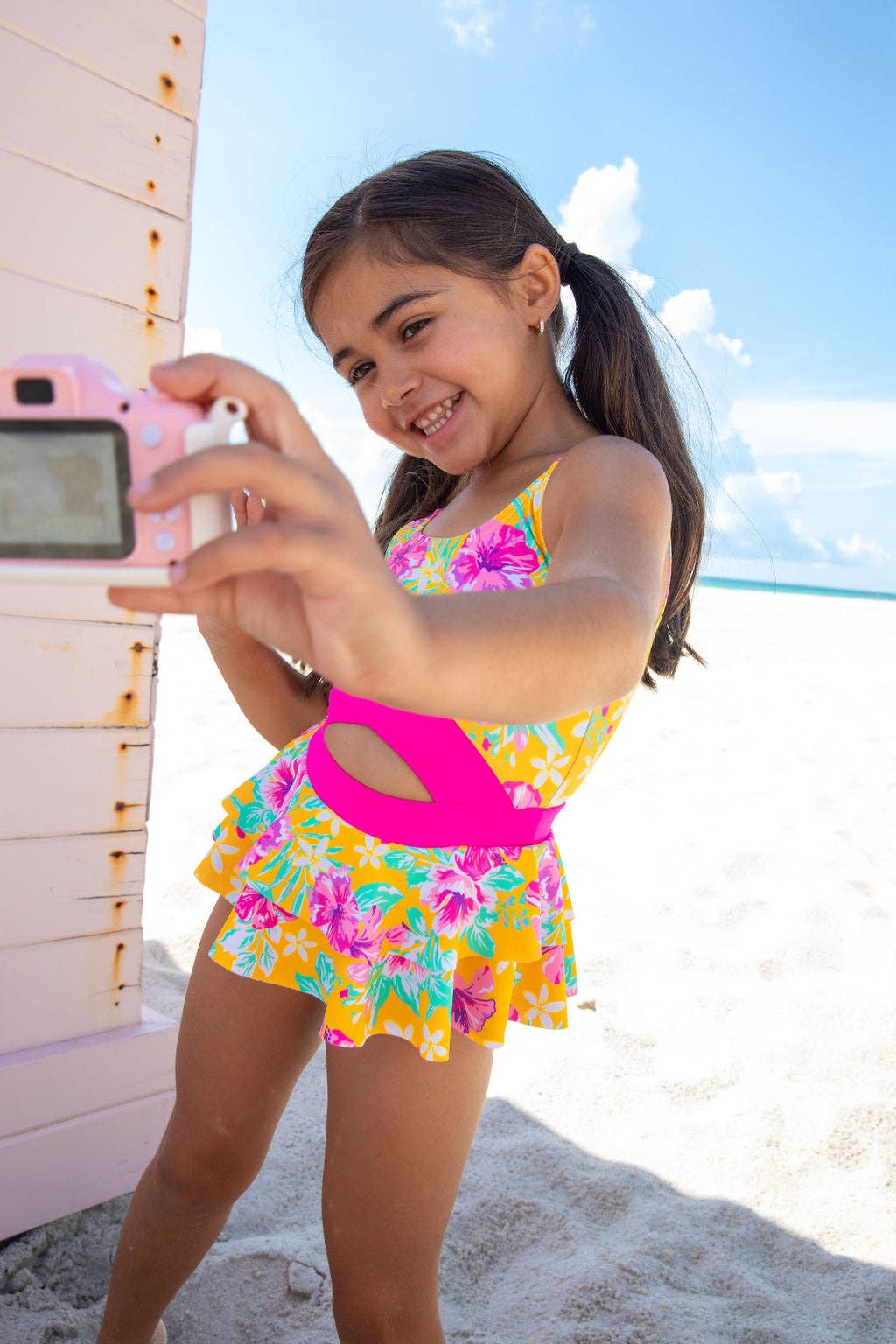 Tangerine Tropic One-Piece Swimsuit