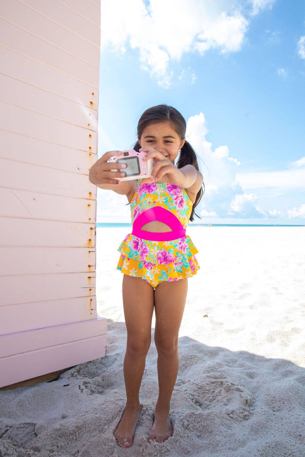 Tangerine Tropic One-Piece Swimsuit