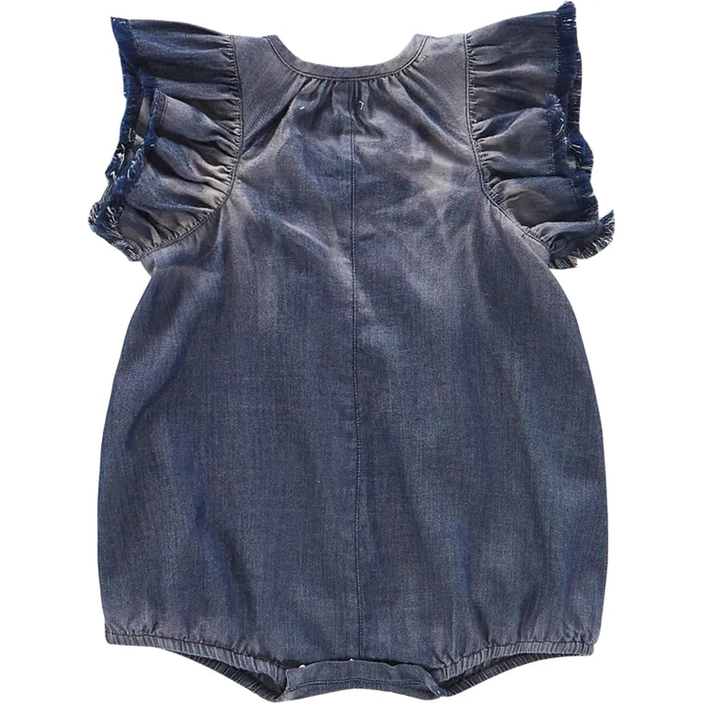 Cora Denim Bubble Romper - ACE & JADE