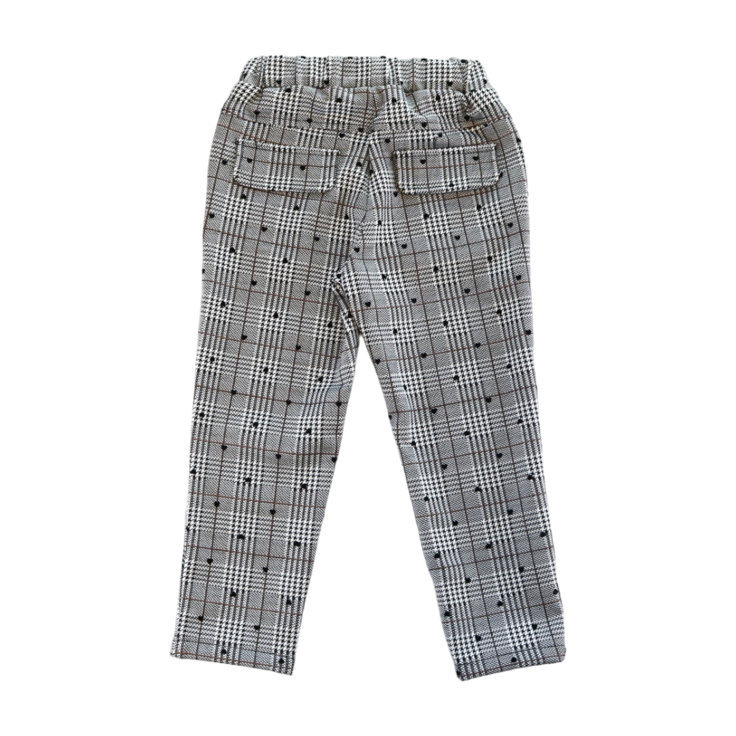 Mini Monroe Set - Houndstooth Plaid Two-Piece