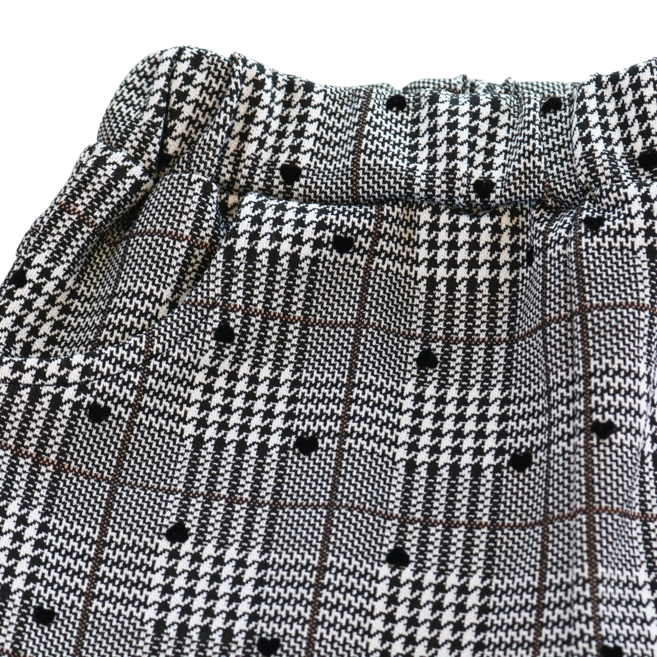 Mini Monroe Set - Houndstooth Plaid Two-Piece