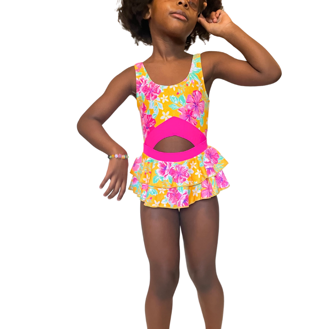 Tangerine Tropic One-Piece Swimsuit