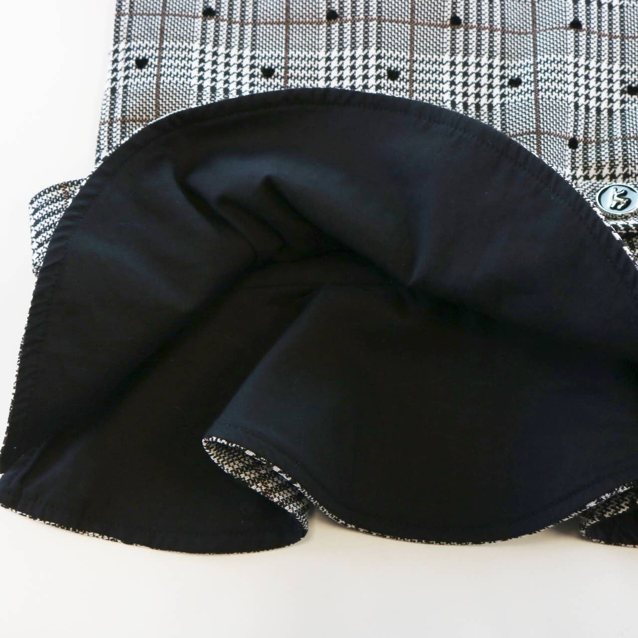 Mini Monroe Set - Houndstooth Plaid Two-Piece