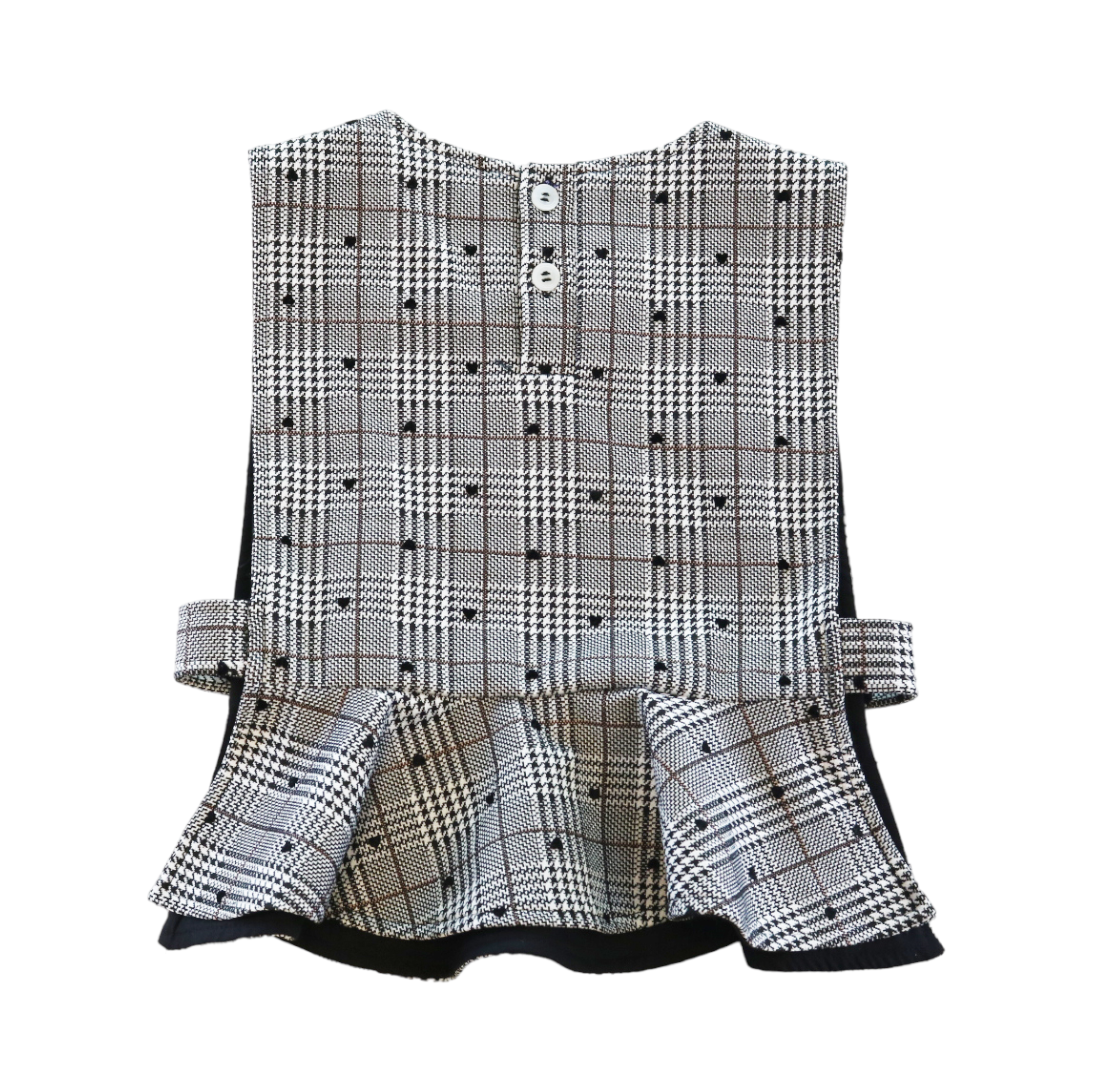 Mini Monroe Set - Houndstooth Plaid Two-Piece