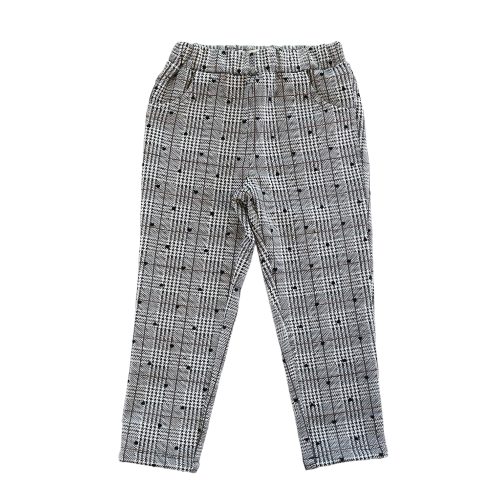 Mini Monroe Set - Houndstooth Plaid Two-Piece