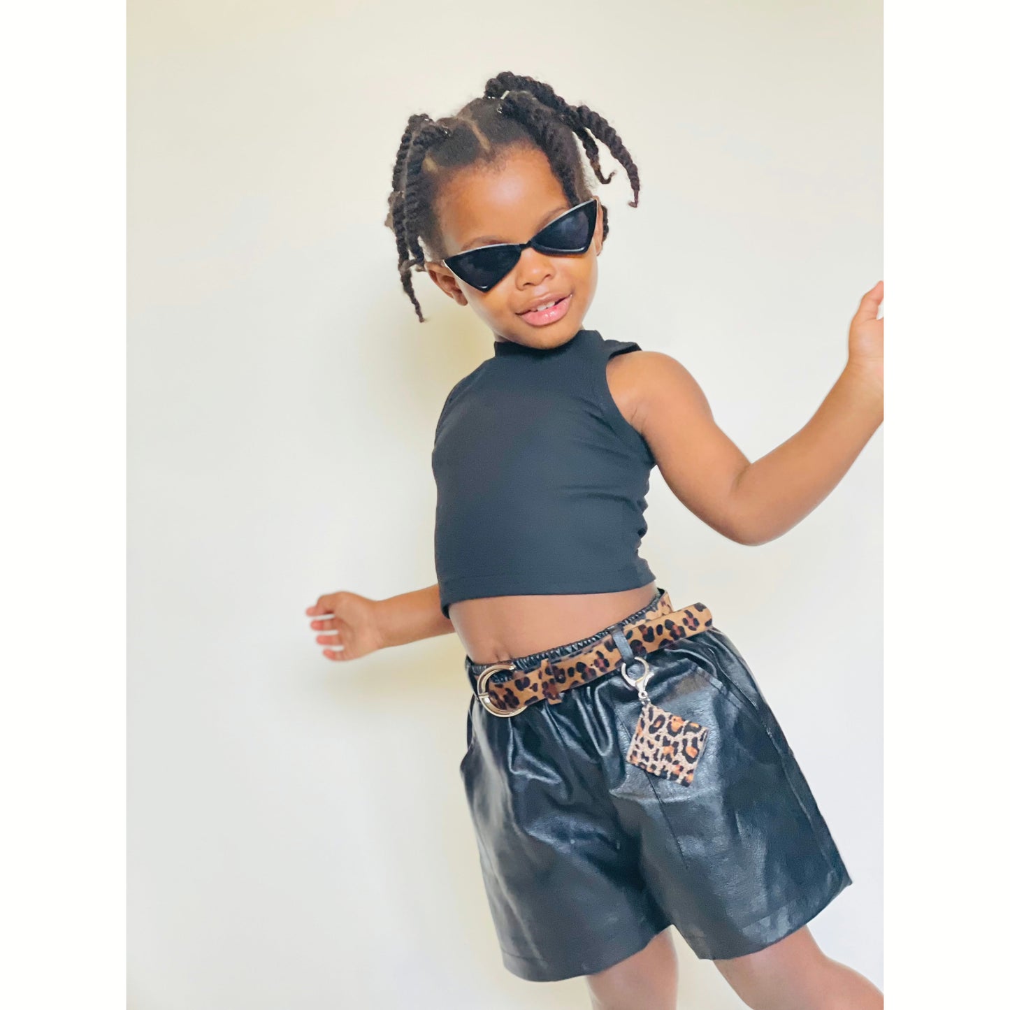 DOMINIQUE LEOPARD SHORTS - ACE & JADE