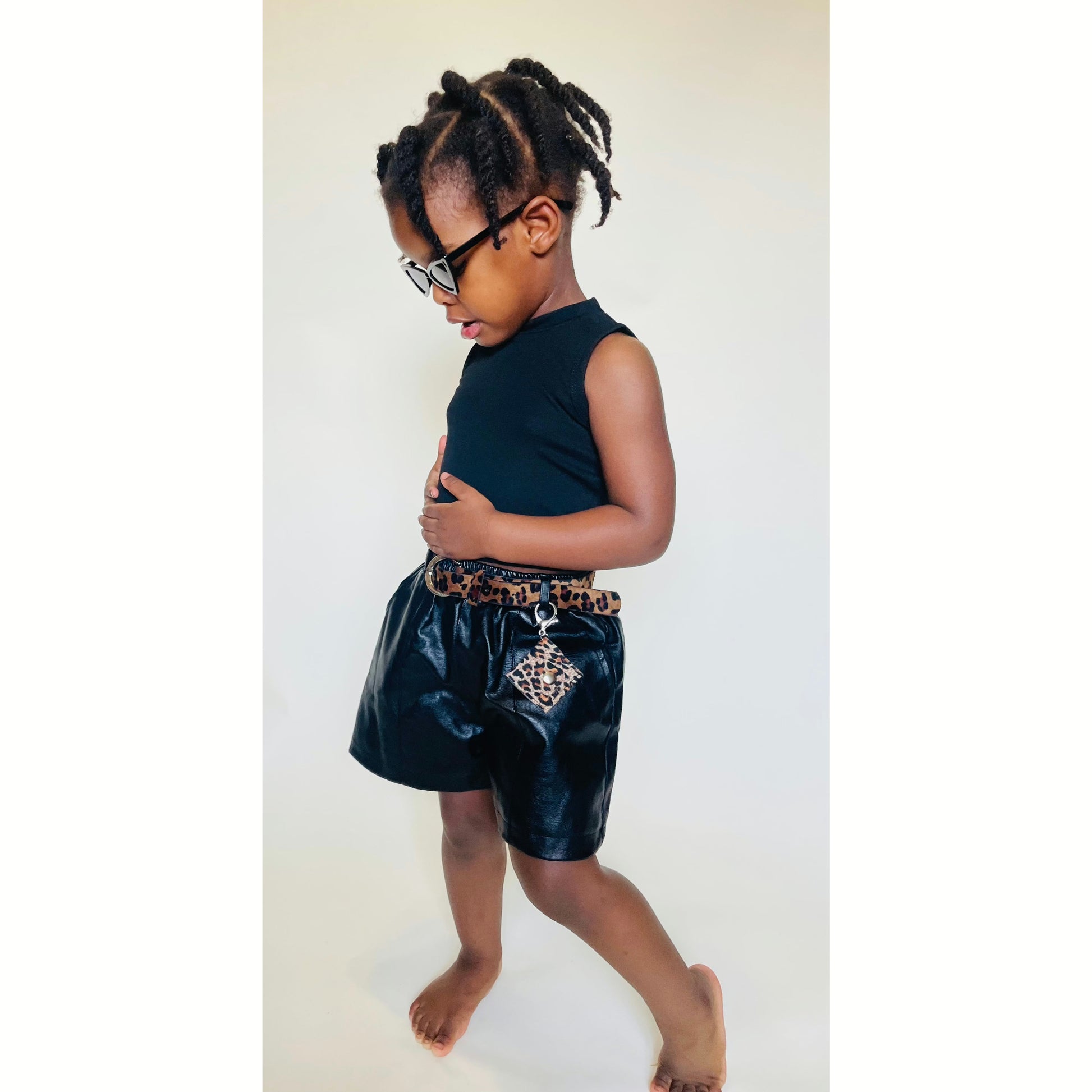 DOMINIQUE LEOPARD SHORTS - ACE & JADE