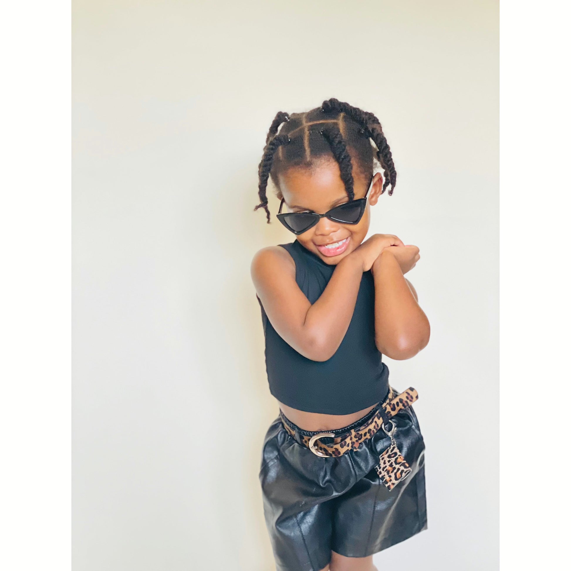 DOMINIQUE LEOPARD SHORTS - ACE & JADE