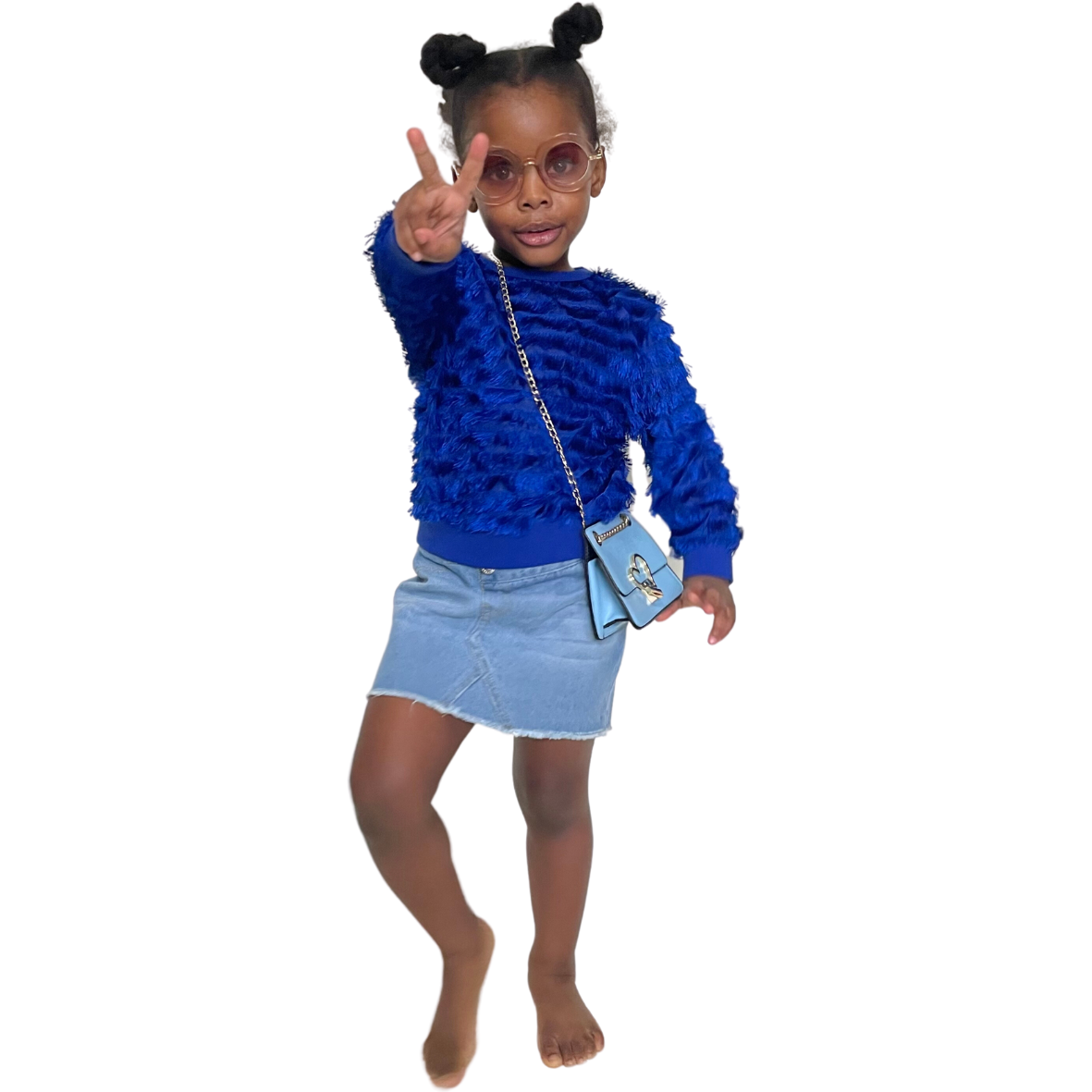 ALOHI DENIM SKIRT - ACE & JADE