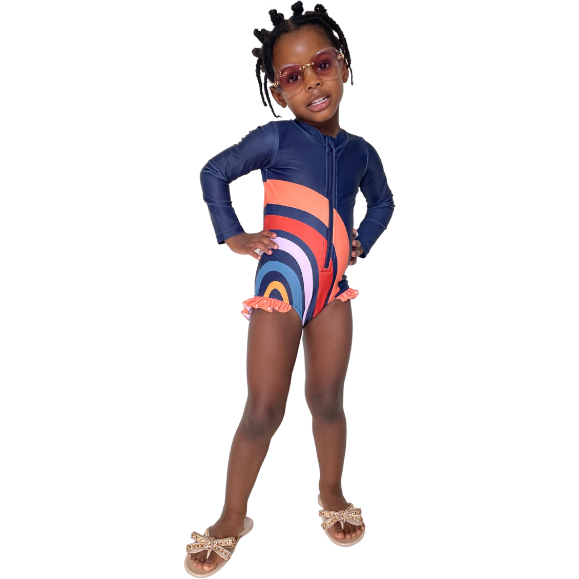 CHANTAL FRONT-ZIP SWIMSUIT - ACE & JADE