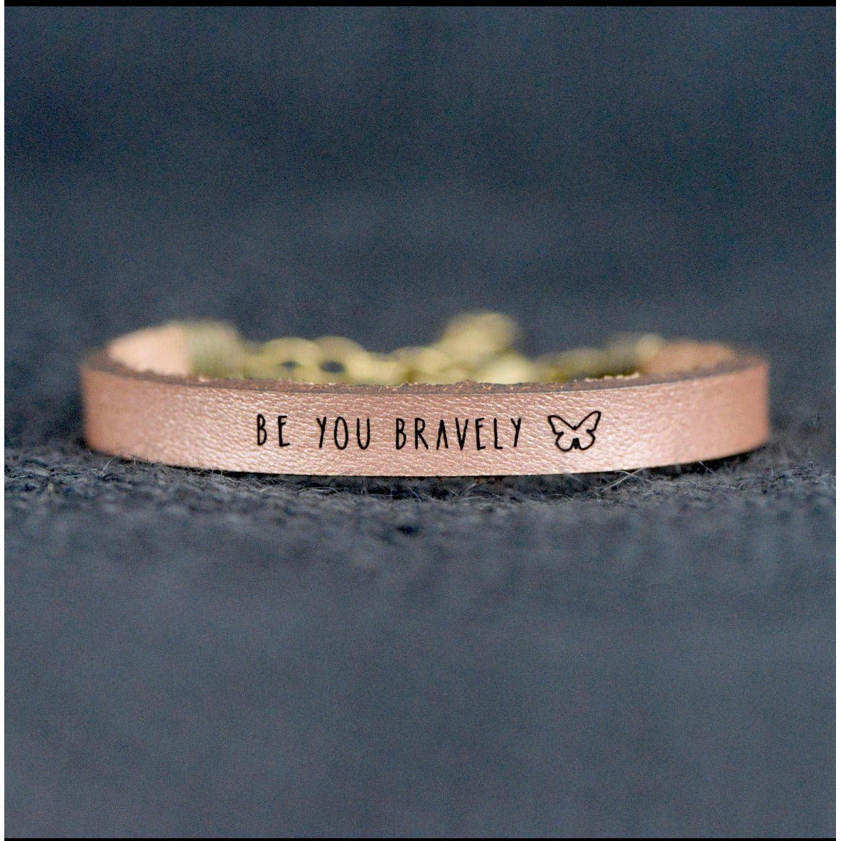 "BE YOU BRAVELY" BRACELET - ACE & JADE