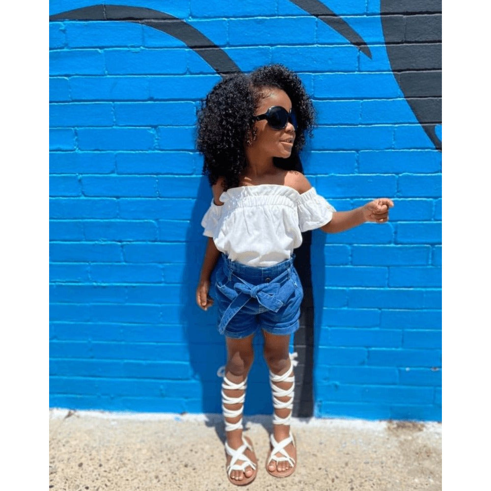 BIANCA TIE-WAIST SHORTS - ACE & JADE