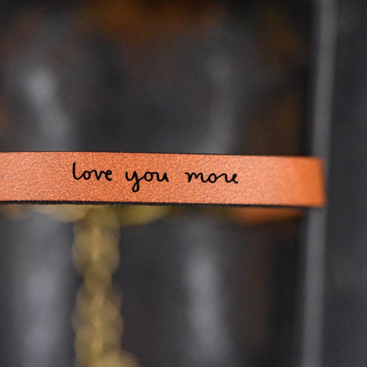 "LOVE YOU MORE" BRACELET - ACE & JADE